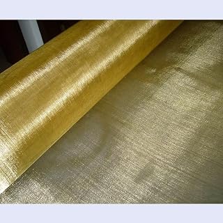 Kanduo JSY Gasa densa Gruesa del Filtro de Cobre Amarillo, Pantalla de Malla Tejida Hoja de Cobre de Cobre Amarillo Latón Tejido de Malla (Color : 180mesh, Size : 1x6m)