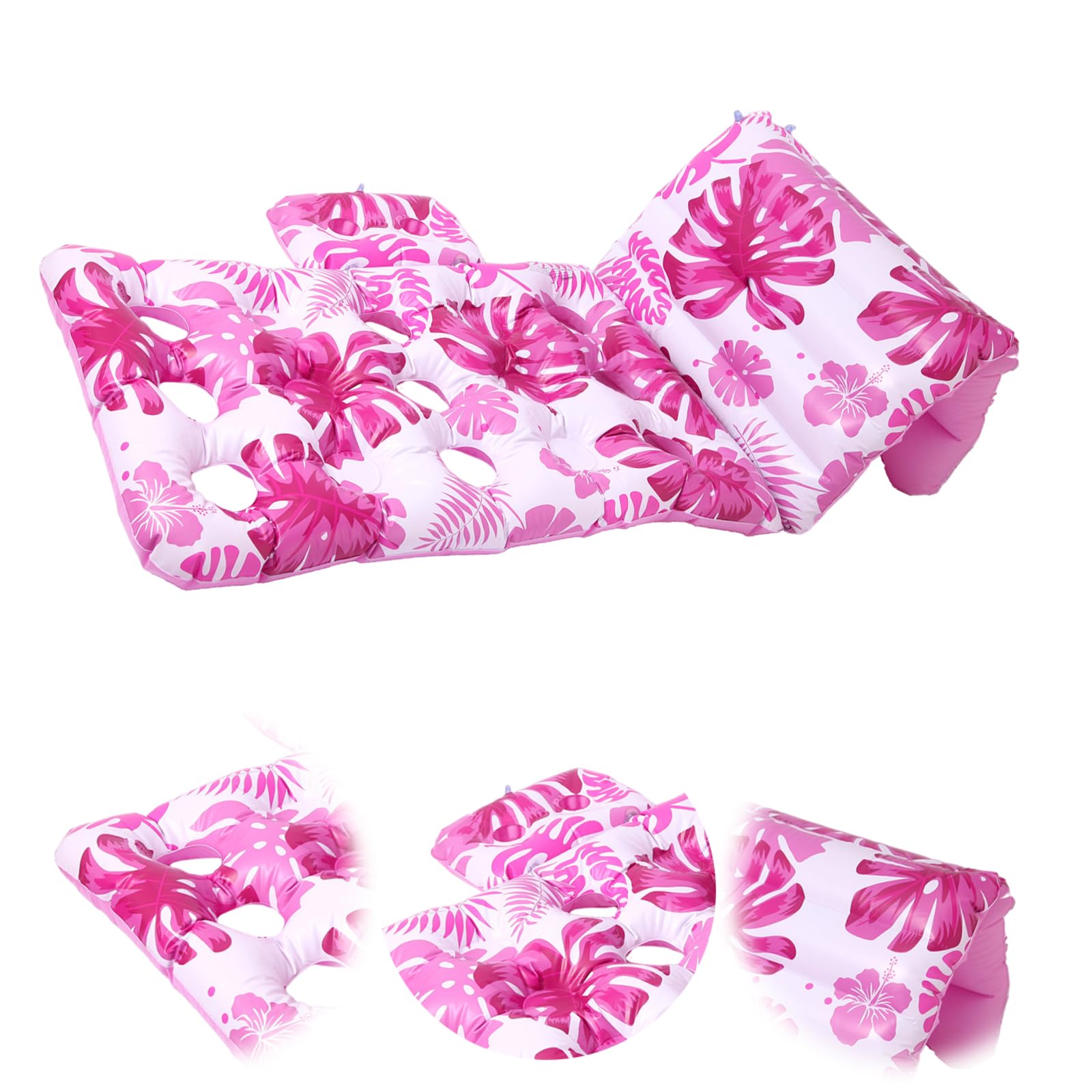 Duży basen Rafts Floaties 140 x 89 cm, regulowane oparcie