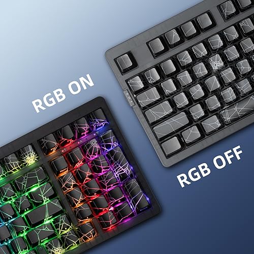Miniatura 7 de ZORNHER ZH980 Teclado mecánico inalámbrico, teclado cremoso al 95% con teclado numérico, teclado para juegos con teclado numérico, brillo a través