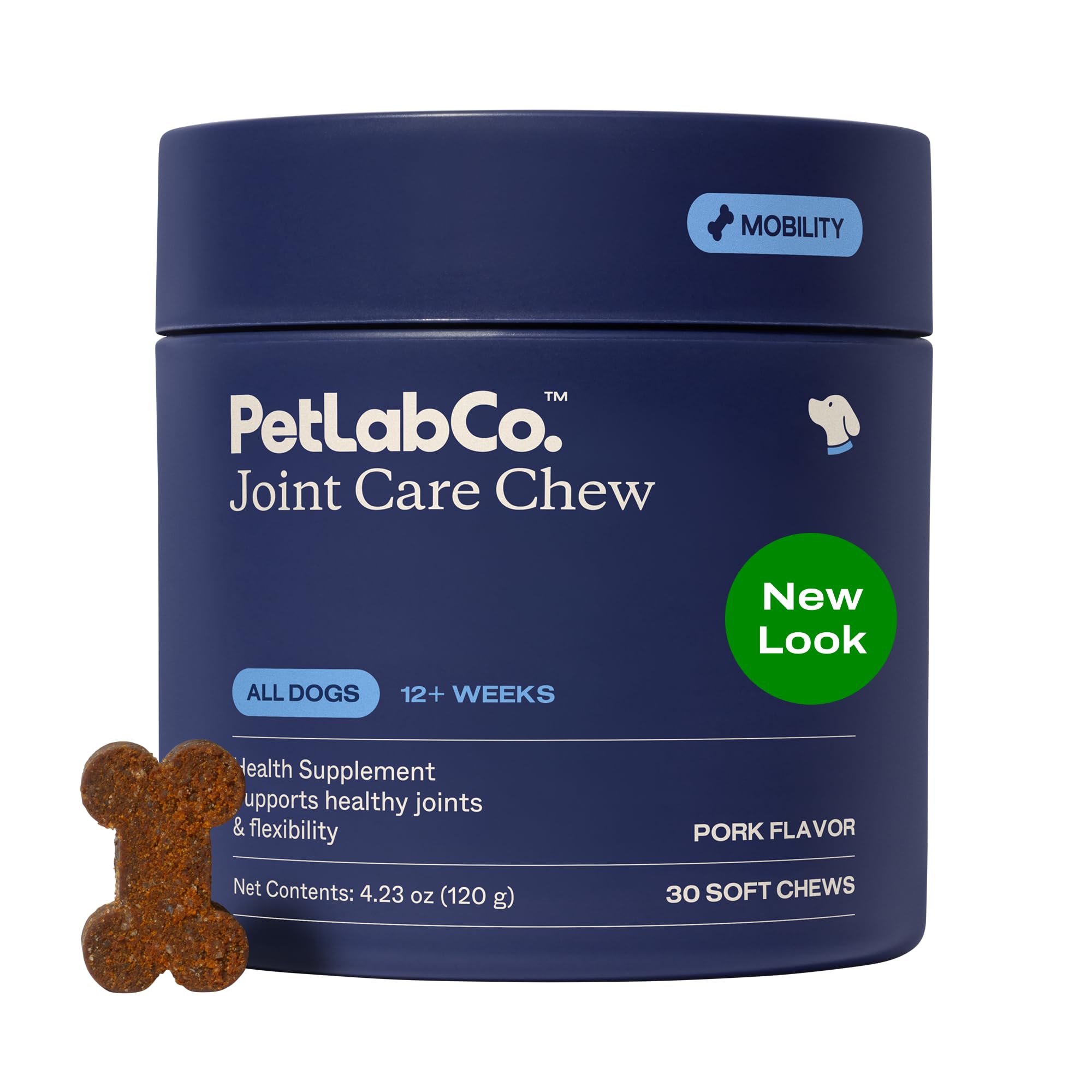 Joint Care Chews for Dogs - High Levels of Glucosamine, Green Lipped Mussels, Omega 3 and Turmeric - Hip and Joint Supplement for Dogs to Actively Support Mobility, Packaging May Vary
