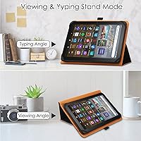 Vista 3 de Funda universal para tablet de 7 pulgadas y 8 pulgadas, funda protectora para tableta de pantalla táctil de 7 y 8 pulgadas, con banda de silicona