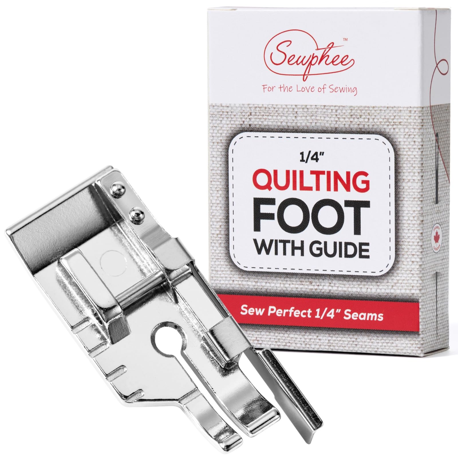 Amazon.com: Quarter Inch Snap On Quilting Foot with Guide