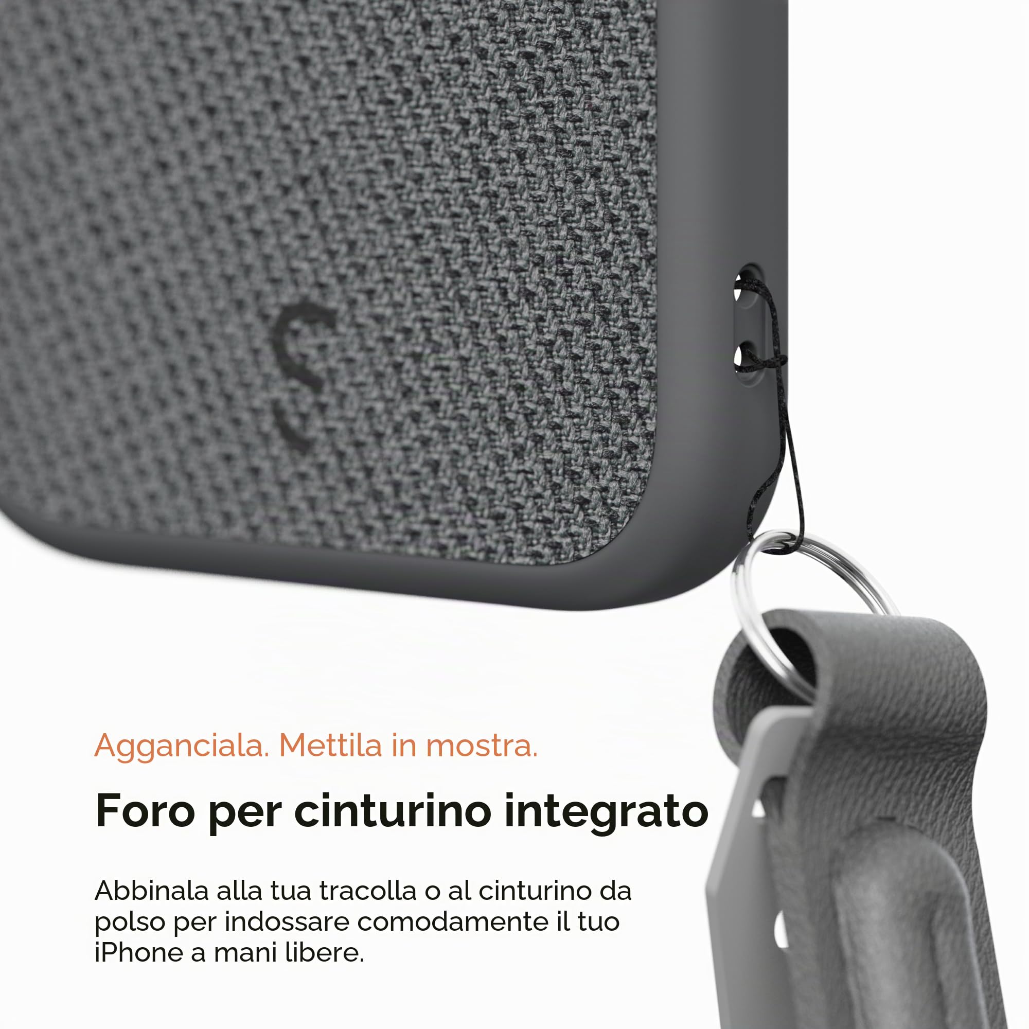 ShiftCam Custodia per fotocamera per iPhone 17 Pro, supporto obiettivo integrato, magnetico, grigio scuro, scatta subito foto fantastiche (iPhone 17 Pro Max)