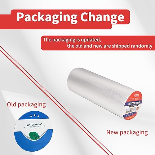 Miniatura 7 de Doppy Cinta impermeable de butilo, cinta de goma de butilo de aluminio de 11.8 pulgadas x 16.4 pies, resistente a los rayos UV, a prueba de fugas,