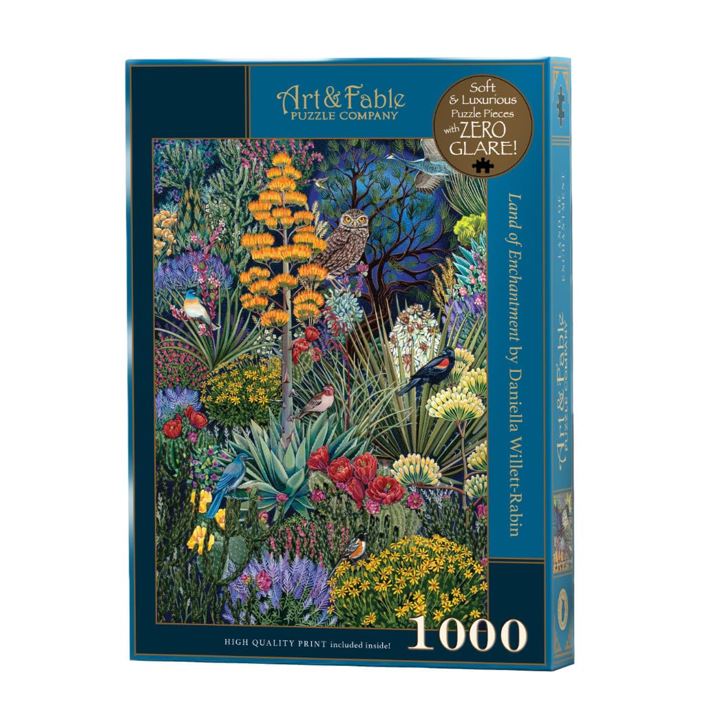Art Fable Land of Enchantment by Daniella Willett-Rabin 1000 Piece Fine Artwork Premium Adult Jigsaw Puzzle