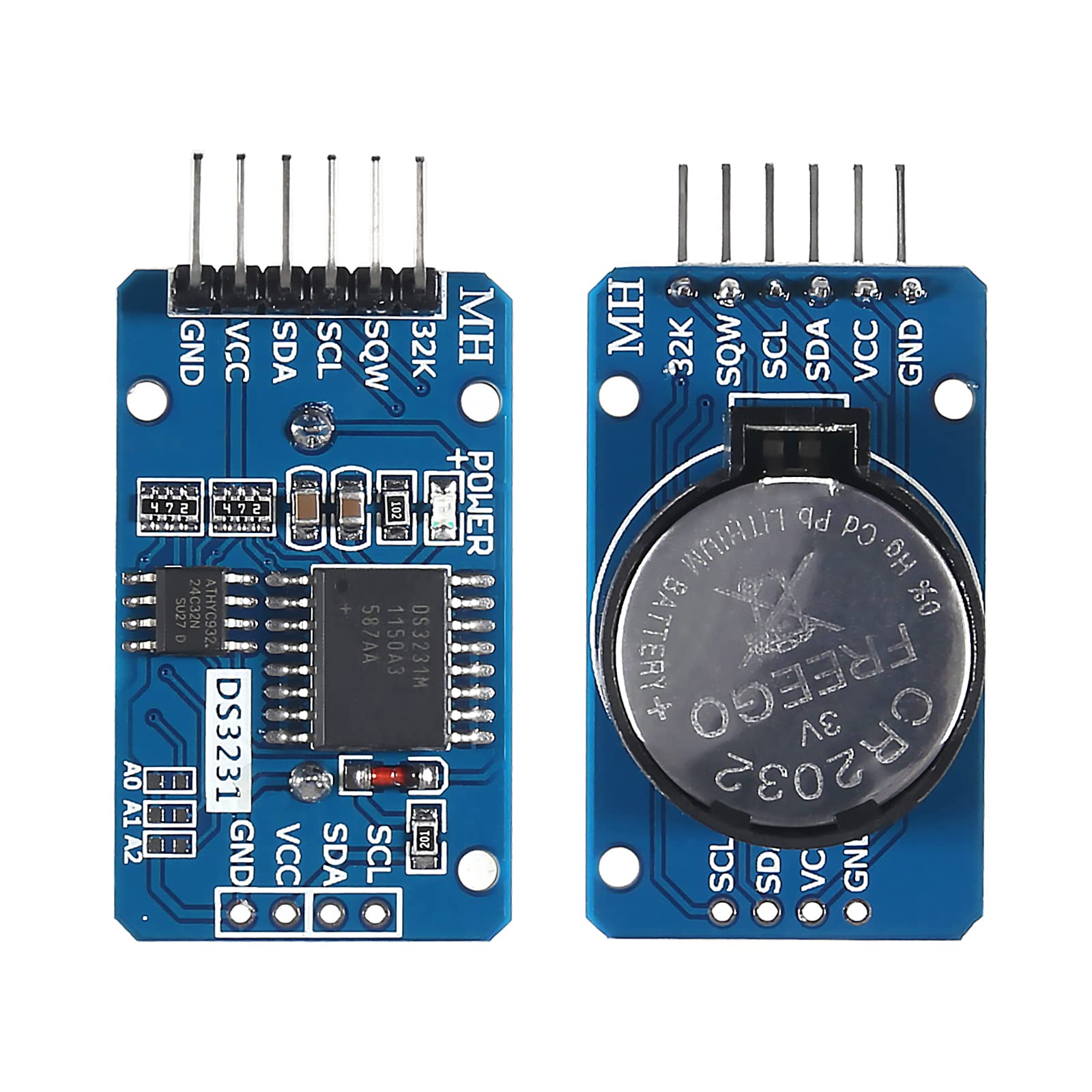 6pcs Ds3231 At24c32 Clock Module Iic Rtc Module High Precision