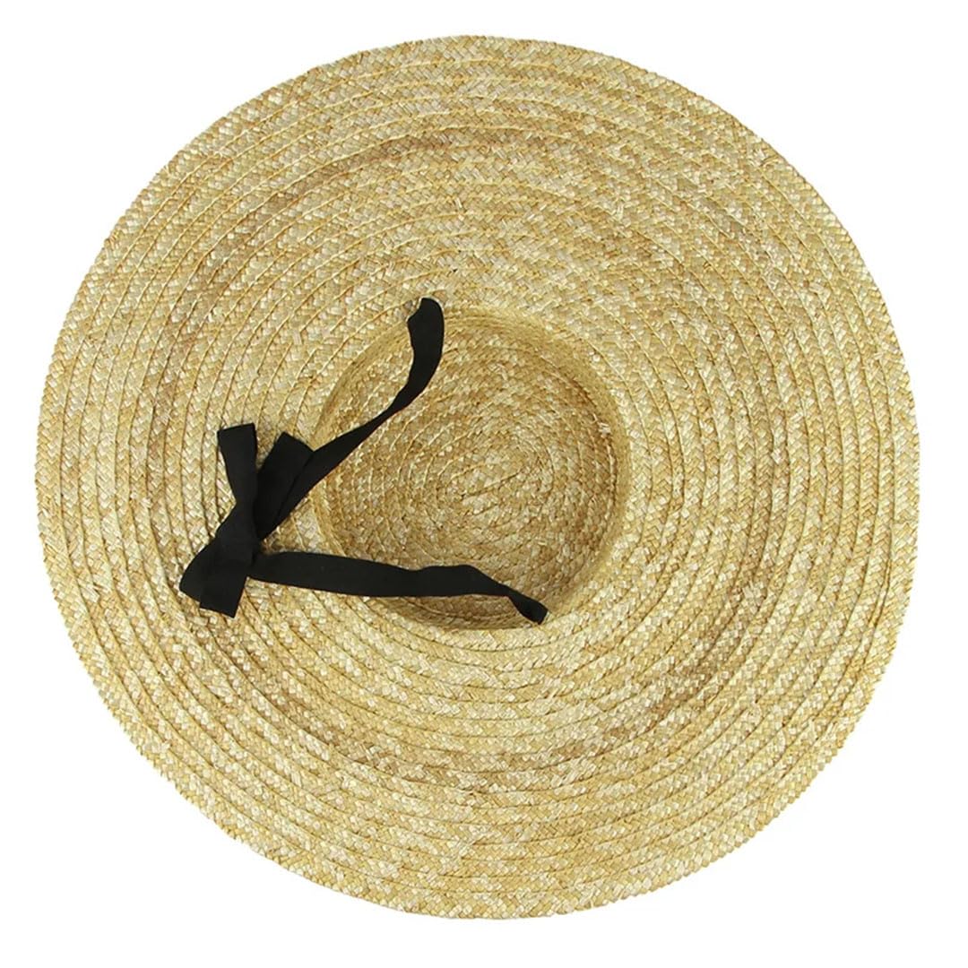 Cappello da spiaggia da donna con tesa larga in paglia, A, 18