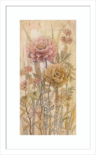 Miniatura 9 de Amanti Art Lienzo decorativo para pared de 36 x 20 pulgadas, diseño floral Chinoiserie II por Tim O'Toole, arte de pared de flores, decoración