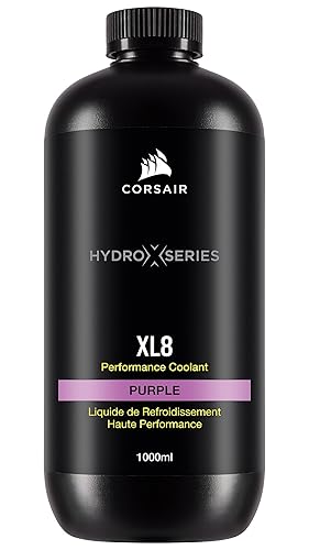 CORSAIR Hydro X Series, XL8, Performance Coolant, 1L, Translucent Purple - Purple