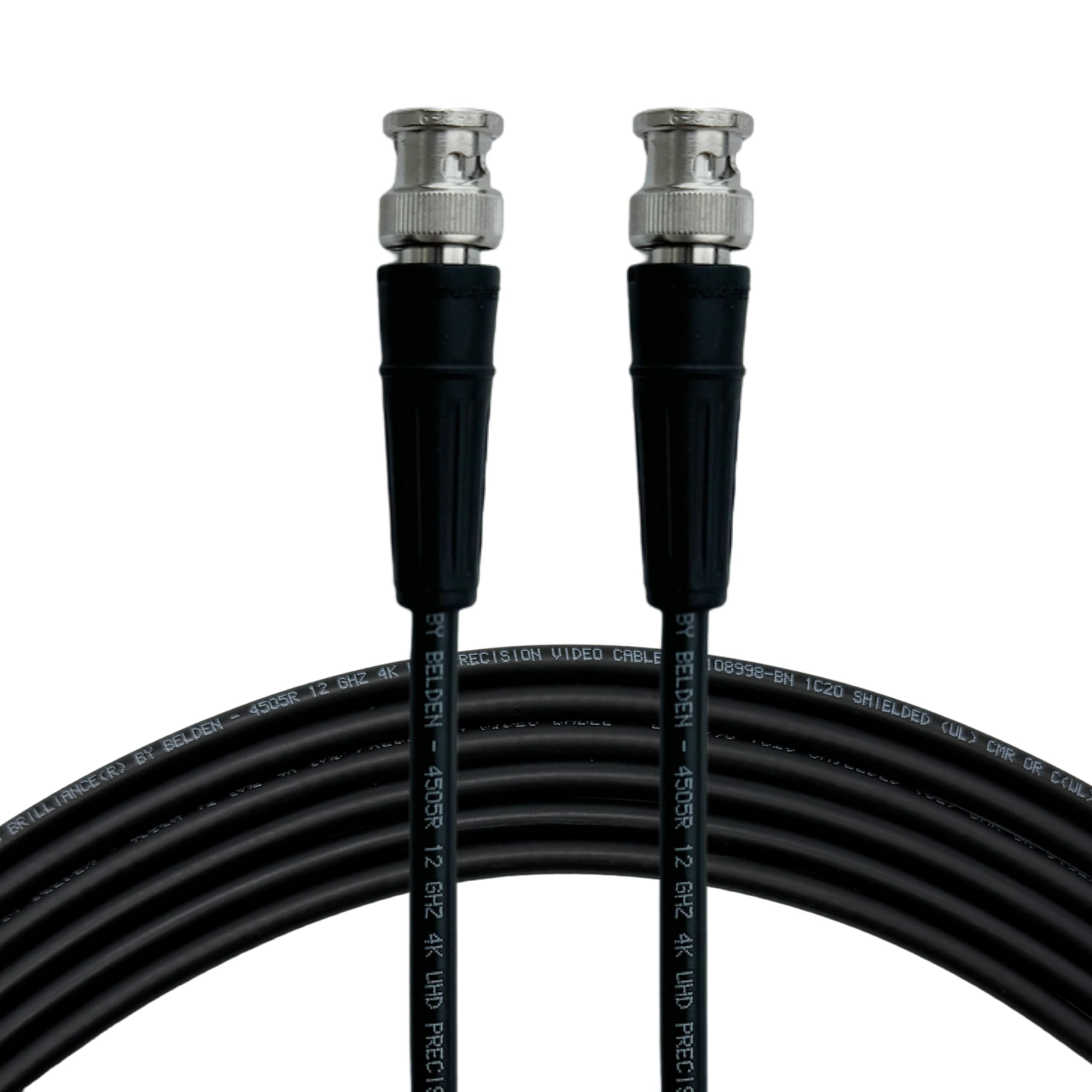 AV-Cables12G 4K UHD SDI BNC RG59 Cable - Belden 4505R (10ft)