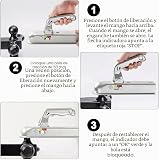 Acoplamiento de bola para remolque LOEPENLE, 50 mm, 800 kg, universal para coche, camión y autobús - 4