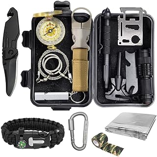 Sponsored Ad - Pocket Survival Kits - Boy Scout Gifts First Aid Kit Camping Gear Emergency Tools Car Gadgets Multitool Hik...