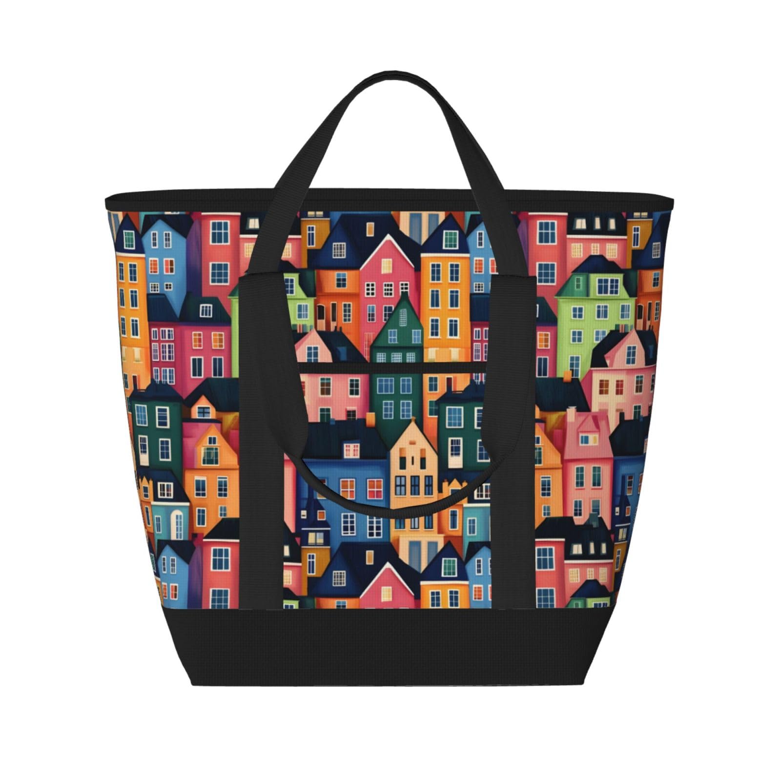 Sac isotherme repas grand format imprimé pour garder vos courses au frais et chaud