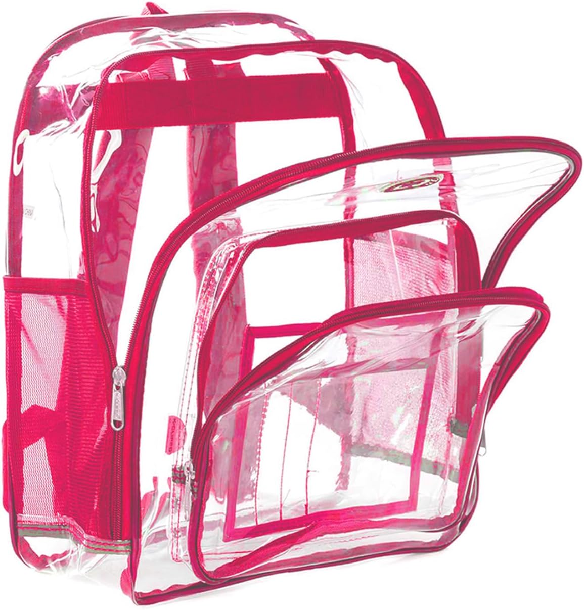 K-Cliffs Large Transparent Backpack Clear Heavy Duty School Bag Durable Student Bookbag See Through Vinyl Daypack Workbag - Image 5