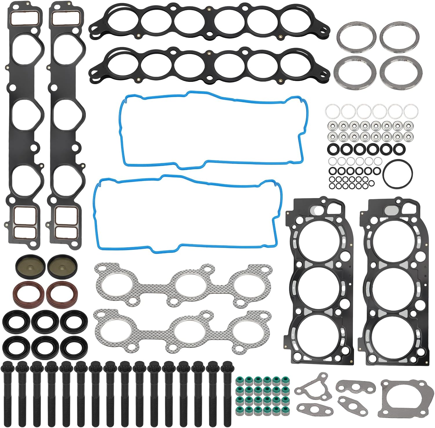 Engine Head Gasket Set with Bolts Compatible with Toyota Tacoma 1995-2004, Tundra 2000-2004, 4runner 1996-2002, T100 1995-1998