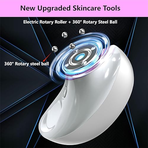 Miniatura 3 de Eye & Face Massager Roller,Electric Facial Massager Tool with Vibrating and Heat for Tension and Tightening,Facial Machine for Wrinkles and Fine