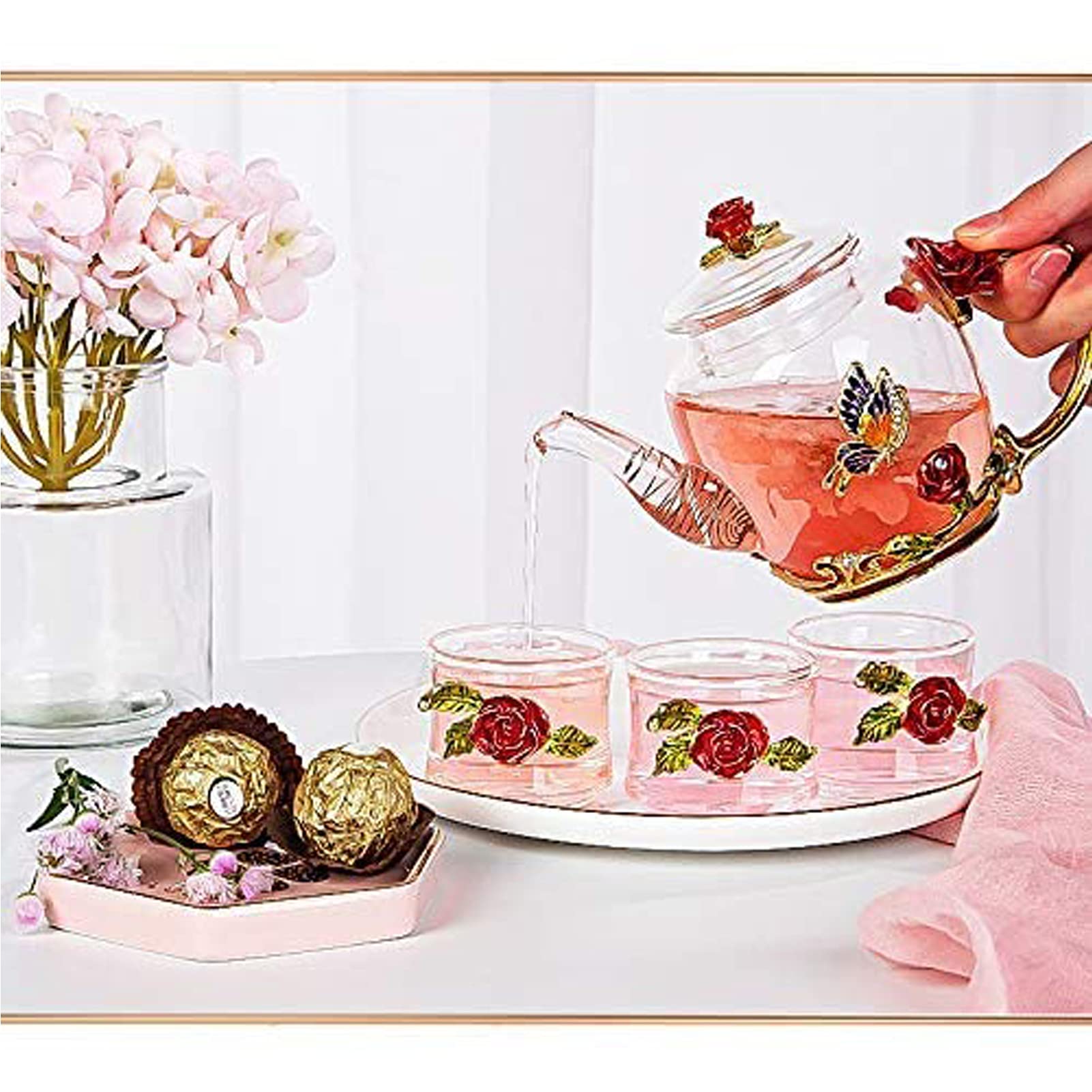 Glass Teapots With Infuser | Specialy Designed For Bulk Or Blooming Teas - View #12