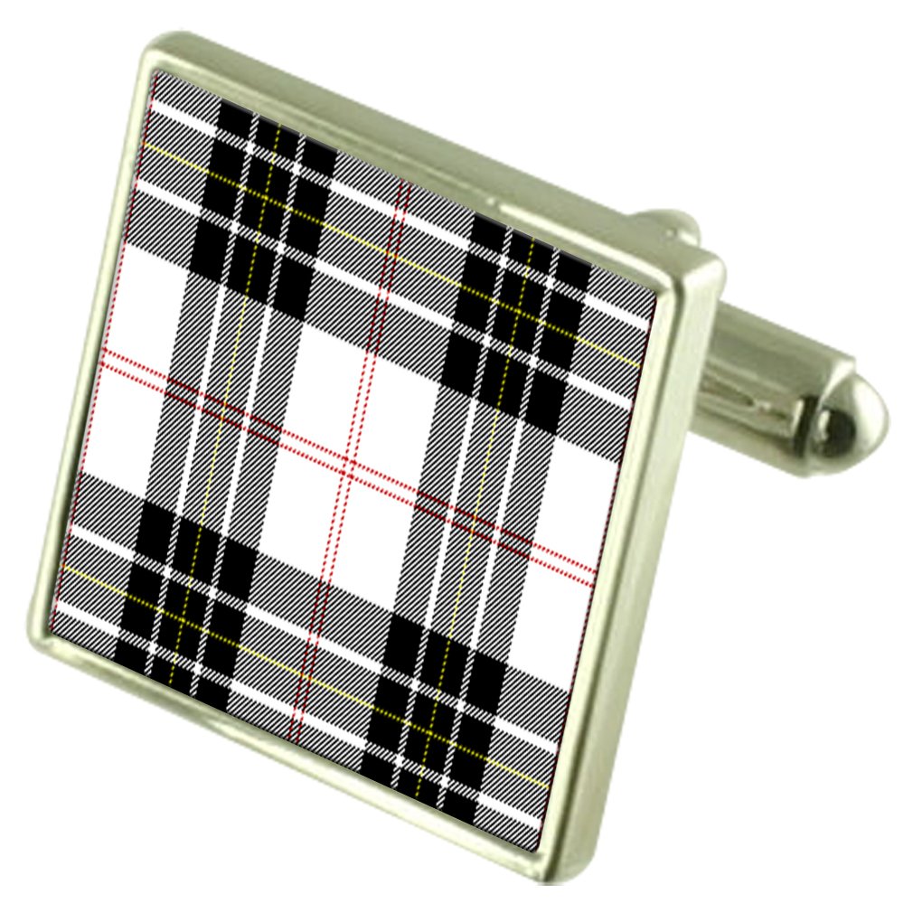 Gemelos Tartan Clan Macpherson el regalo perfecto con estuche 3
