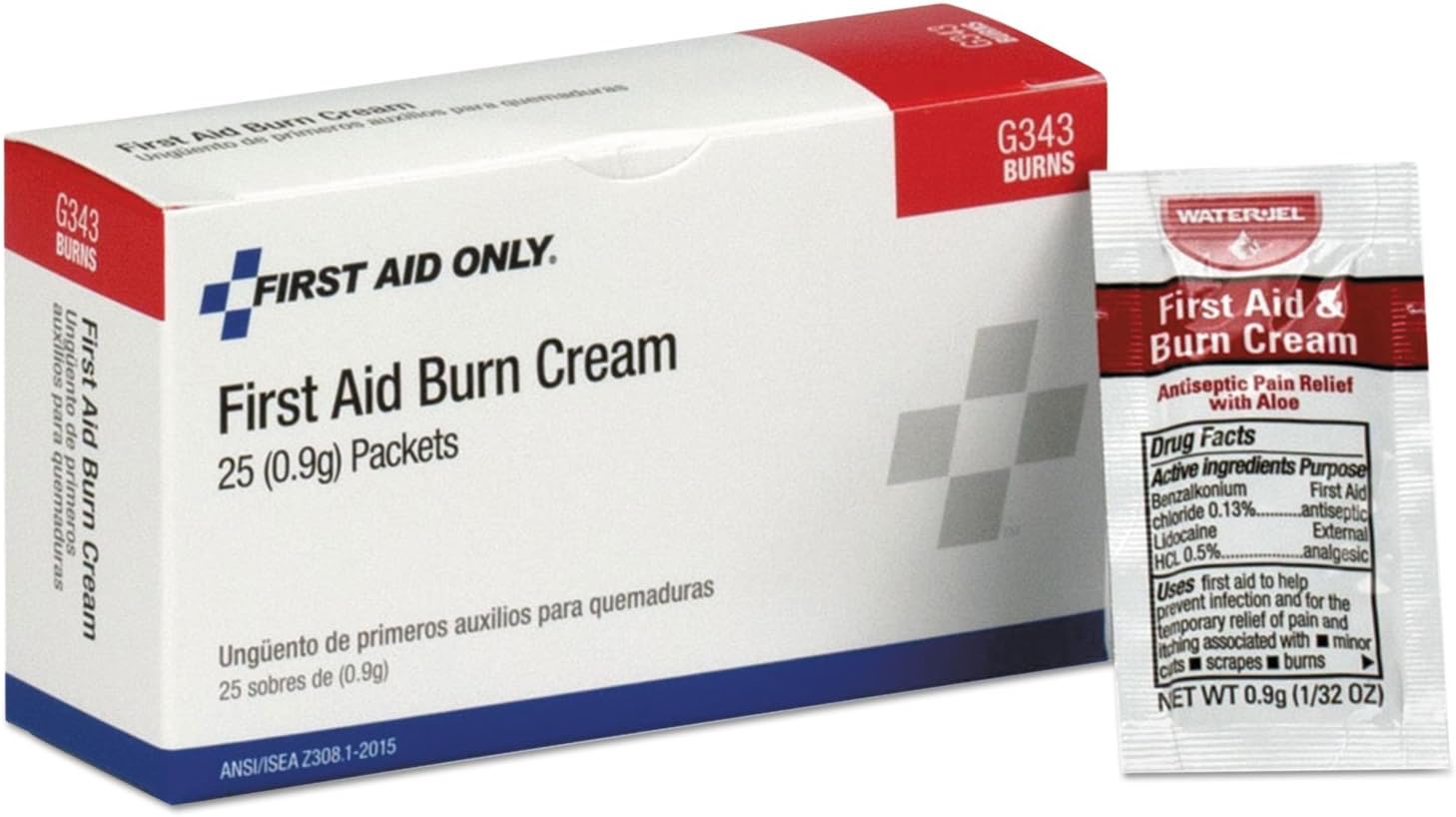 First Aid Only 24 Unit ANSI Class A+ Refill,FIRST AID,BURN CREAM,25BX