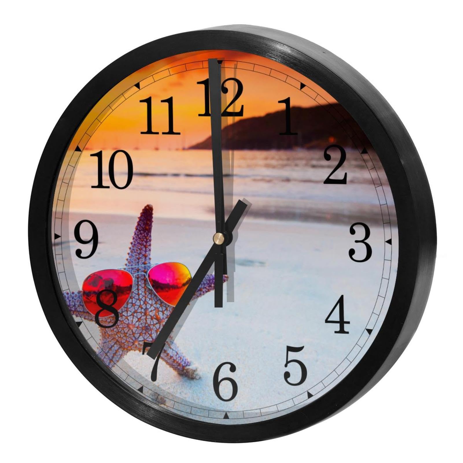 Horloge murale silencieuse pour retrouver le sommeil et la concentration sans tic-tac agaçant