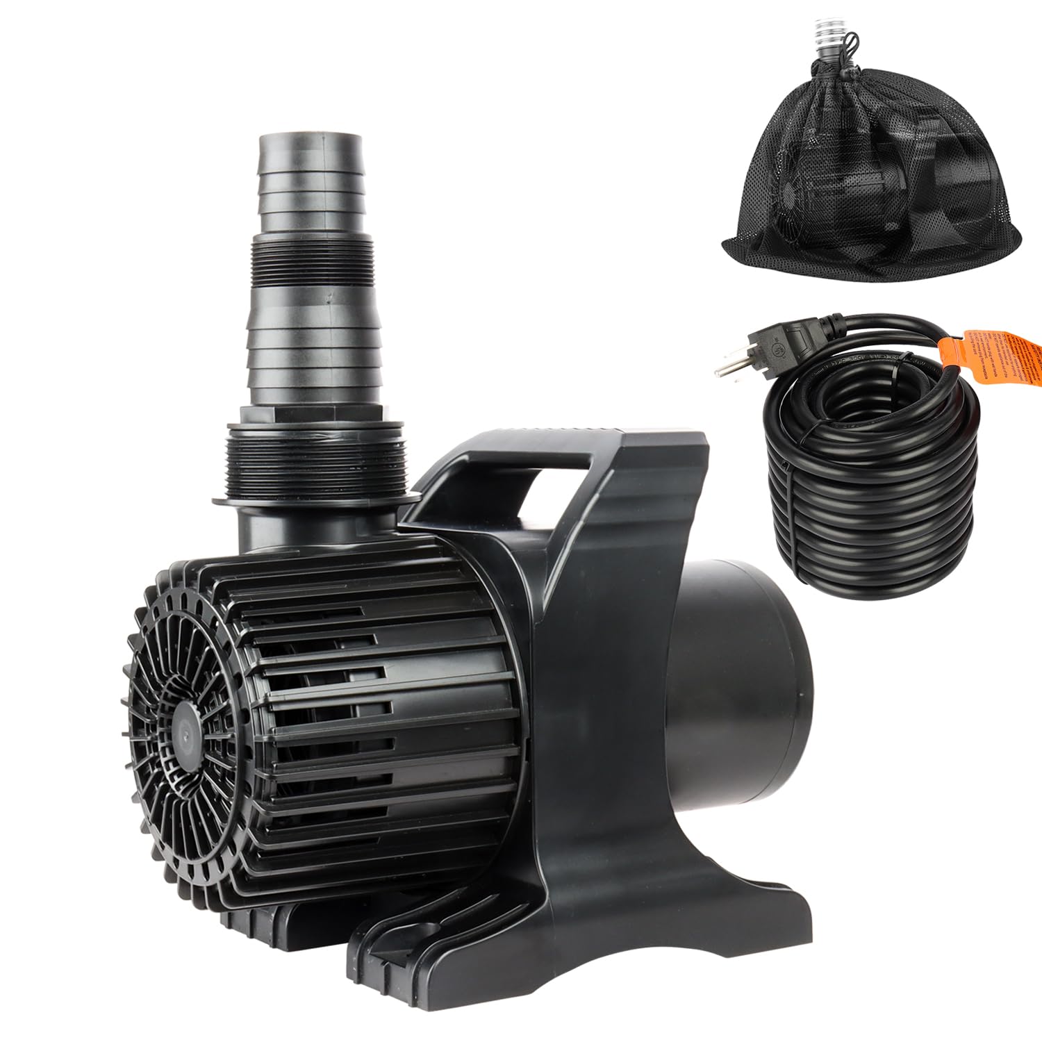 OYO WATER Outdoor Extra Large 11800gph-850W 32.8FT Pond Water-fall & Kio Fish Fountain-s& Garden Pump Submersible IPX8: Long 32.8FT Cord Smart-er&Quieter Duck&Yard&Patio Ponds Pumps,1 Barrier Pump Bag