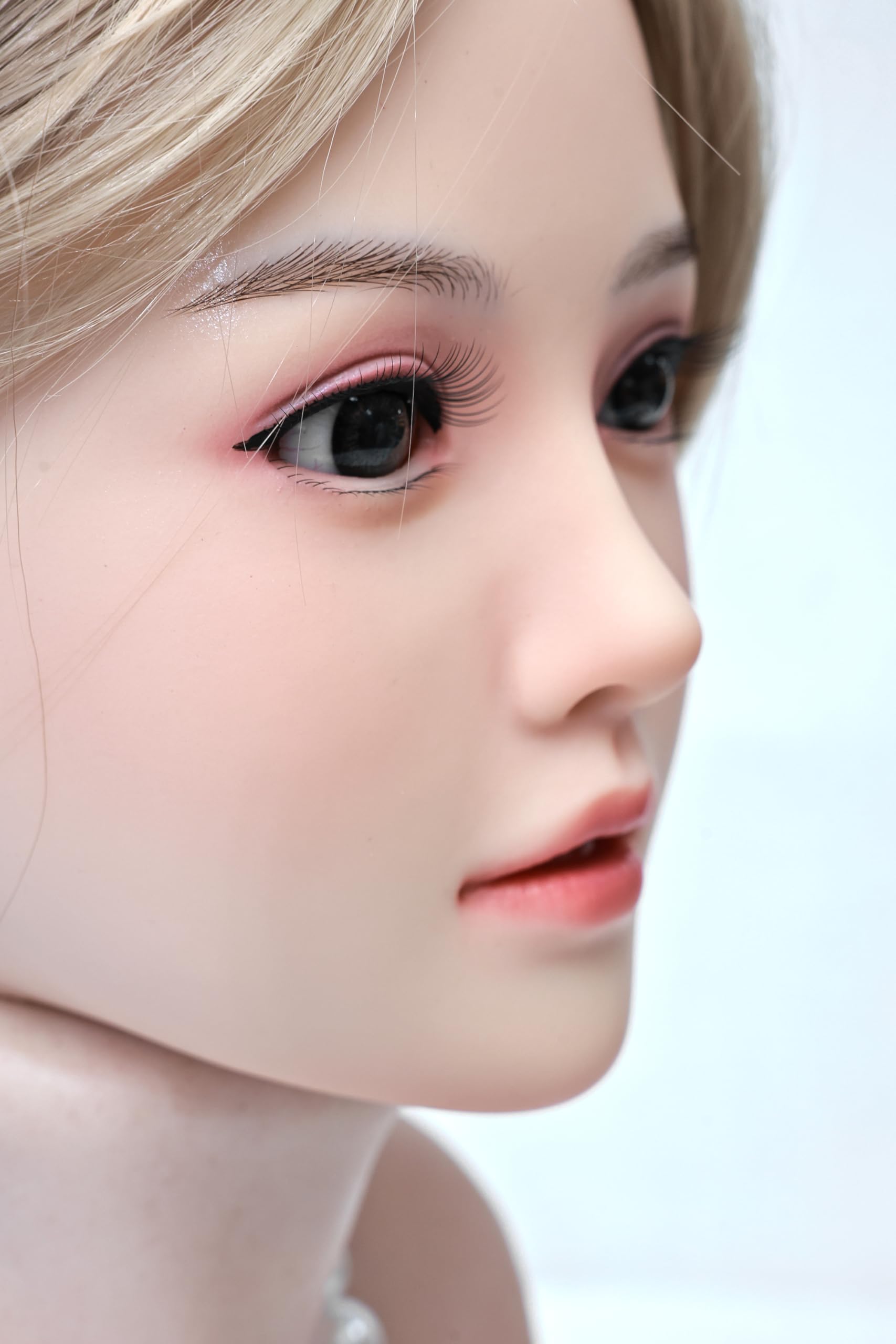 Amazon.co.jp: ドールの頭のみ ヘッド単体 シリコン製ドールHead
