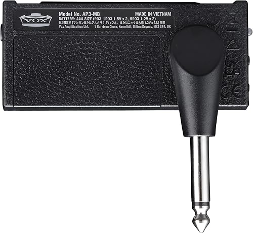 Miniatura 4 de Vox AmPlug 3 - Amplificador de guitarra para auriculares - Paquete de bajos modernos con auriculares, púas de guitarra y paño de pulido de Austin