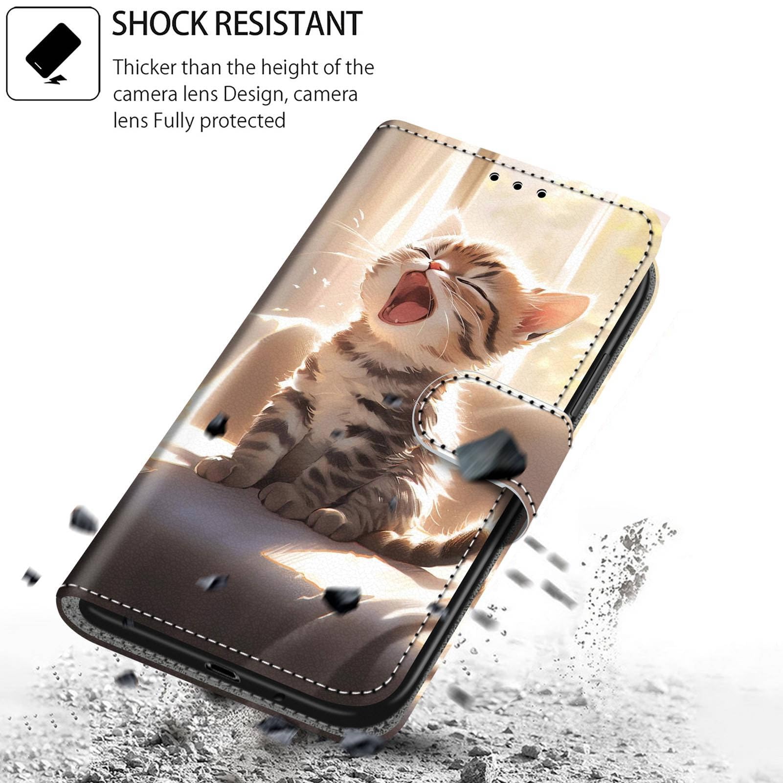 Grandoin Cover per Xiaomi Redmi Note 11 / Note 11S, Custodia a Libro in Pelle Protettiva Magnetica Portafoglio con 2 Slot per Schede Antiurto
