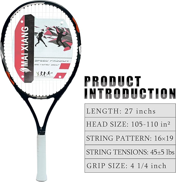 Raqueta de Tenis Recreativa para Adultos Aluminio miniatura 3