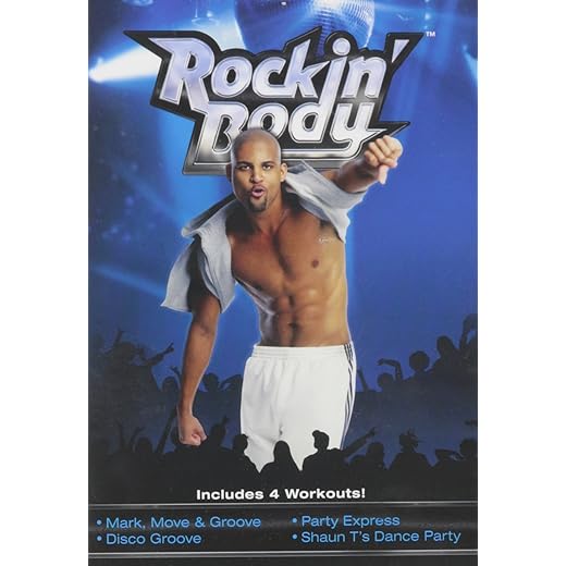 Beachbody Shaun T's Rockin' Body DVD Workout, Dance Workout DVDs, Exercise Videos, Dancing Fitness Guide for Beginners, Seniors, Easy To Follow, Low Impact, 5 Workouts Included