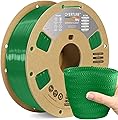 OVERTURE TPU High Speed Filament 1,75 mm, Flexible 95A TPU Roll, bobine de 1kg (2,2 lb), Précision Dimensionnelle +/- 0,02 mm (HS Vert Translucide)