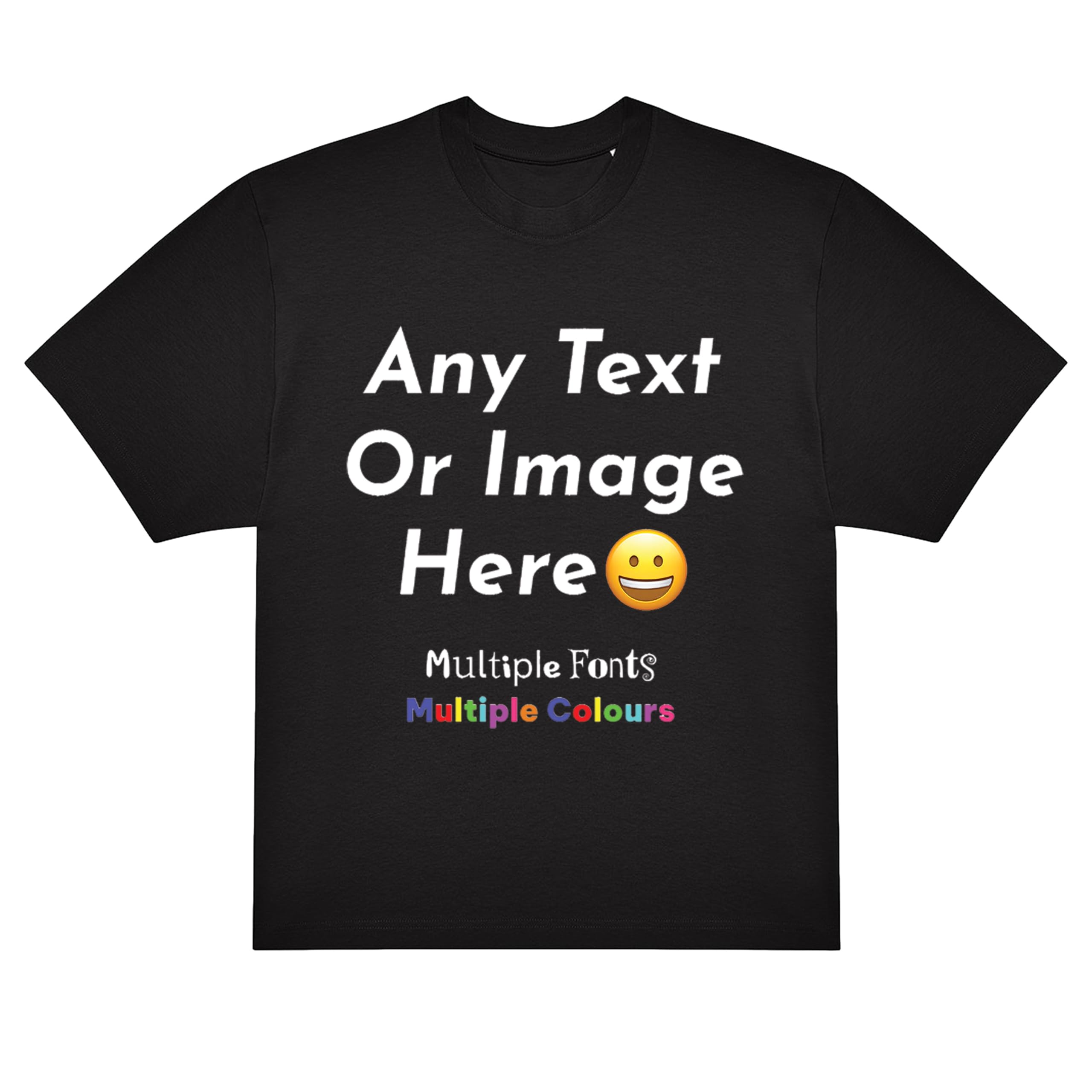 Varsany Personalised T Shirts Mens Womens Kids UK - Customised T Shirt with Any Text and Photo, Long-Lasting Printing - Design Your Own Custom T Shirt — view 32