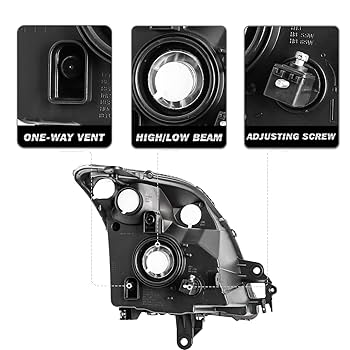 Amazon.com: SOCKIR Headlight Assembly Compatible with 2007