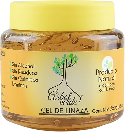 Miniatura 1 de Gel para el cabello de linaza (8.8 oz) - Productos naturales- Lucha contra la pérdida de cabello, sin alcohol, sin sulfatos, sin parabenos, sin