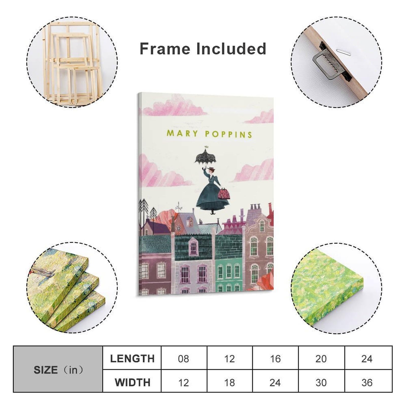 Amazon.co.jp: Mary Poppins 映画ポスター メリー・ポピンズ 印刷