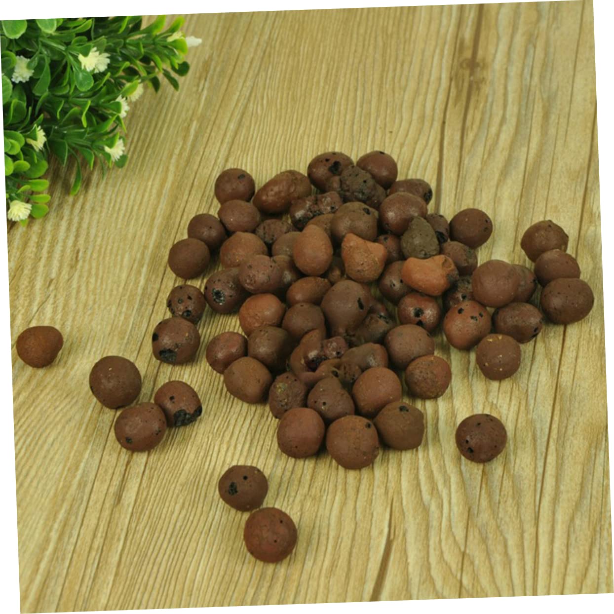 TOYANDONA Blähton Tongranulat 1kg für Blumentöpfe, Luftdurchlässig, Braun