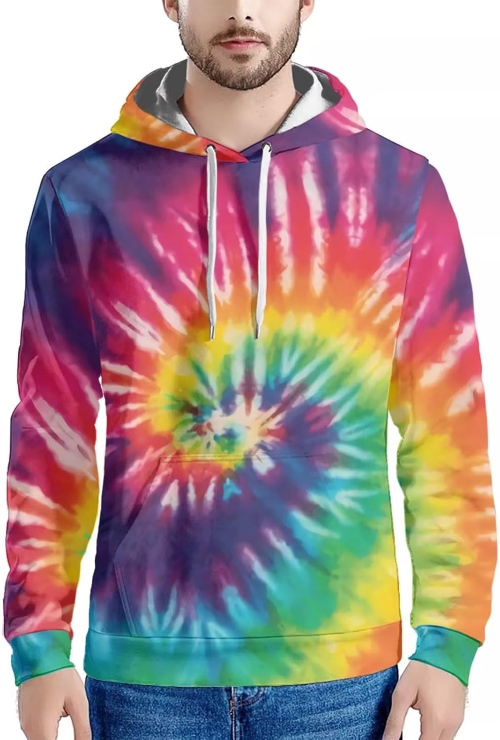 AFPANQZ Sweater with Hoodies Men's Plus Size Sweatshirt Stretch Pullover Hoodie Loose Fit Casual Tee Shirts