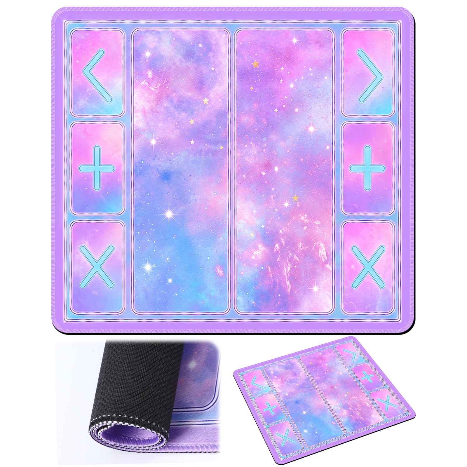 Yalikop Trading Mat, Playmat,Purple Galaxy
