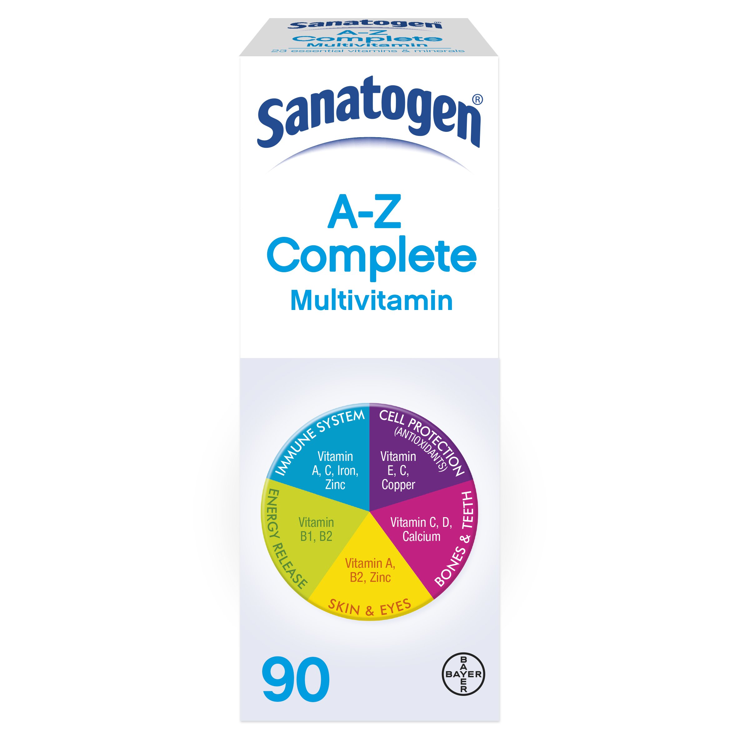 Buy Sanatogen AZ Complete Multi s for Men and for Women, Contains D, C