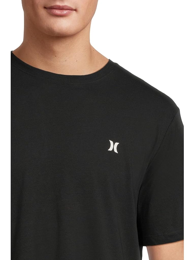 Black Hurley Icon Short Sleeve Tee