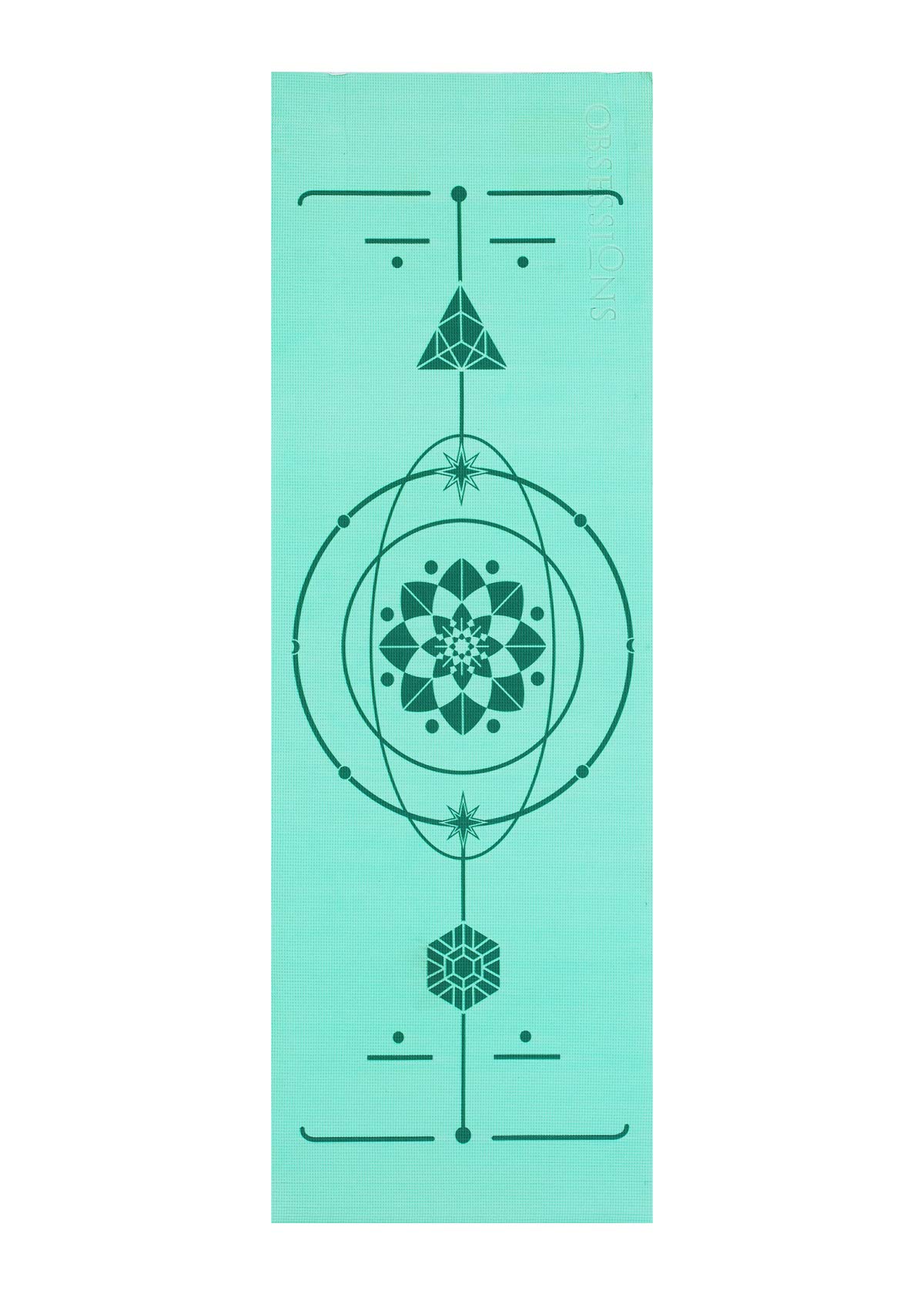 Obsessions Printed Yoga Mat,Anti-Slip Sports Mat, 5mm PVC Exercise Mat with Carrying Strap (W)61 X (L)173(cm)_Light Green (B08Y6XX7ZS) Amazon Price History, Amazon Price Tracker