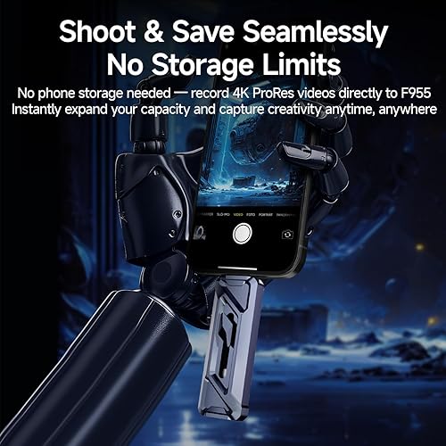 Miniatura 6 de fanxiang Unidad USB SSD externa de 1 TB, 2050 MBs USB-C y USB-A SSD portátil de 1 TB, grabación y almacenamiento HDR 4K ProRes, aleación de zinc,