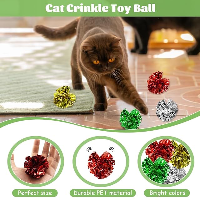 Foto 5 de 8 de VGECEE 16 Pcs Juguetes Gato Ratones para Gatos Juguetes con Hierba Gatera Juguete Interactivo Gato Gatitos…