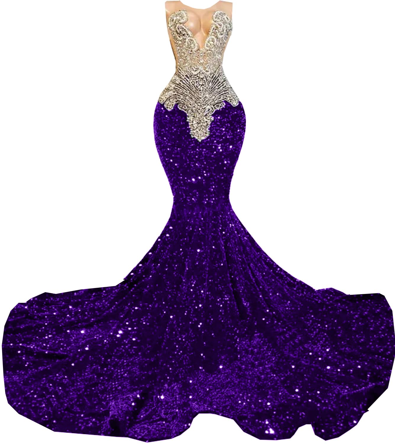 Sparkly Sequin Pageant Mermaid Dress