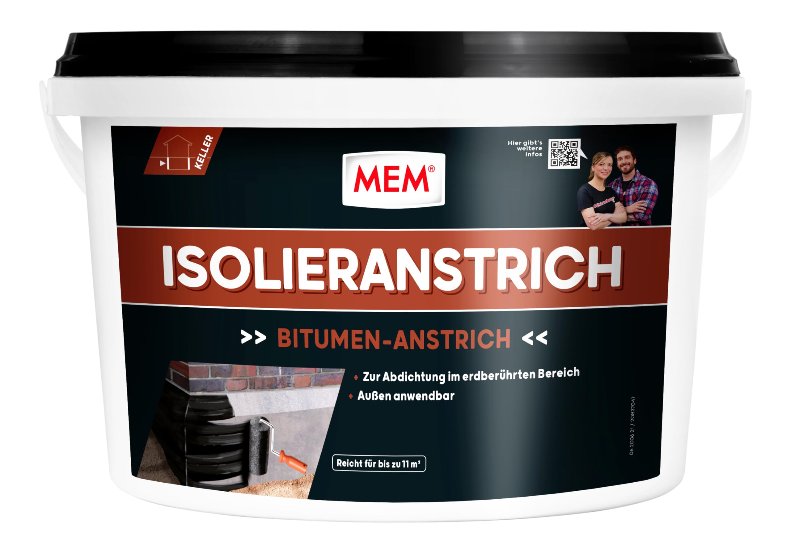 MEM Enduit isolant LMF 5 l - Assécher les murs de cave et sous-sols enterrés