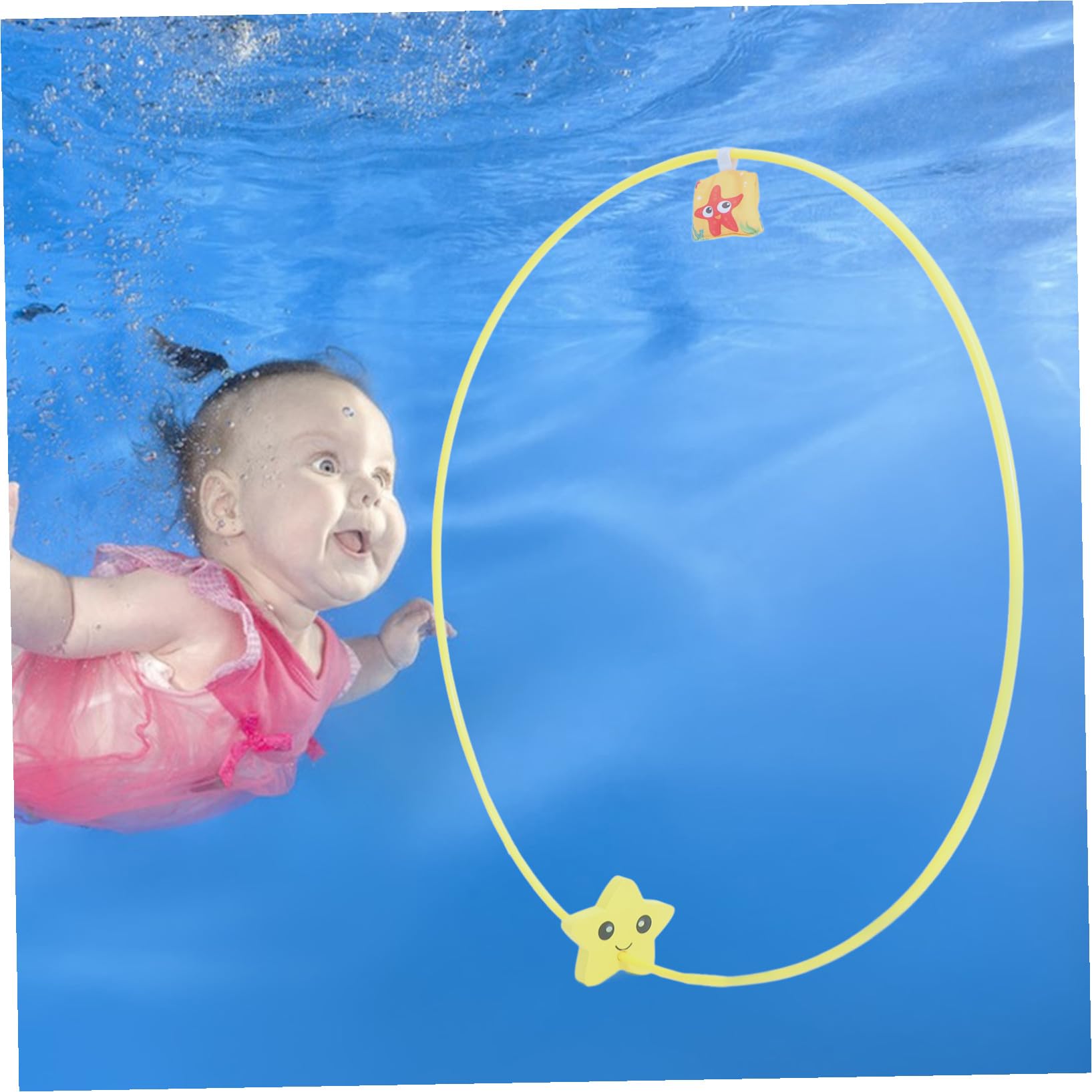 Cerchi da Immersione per Piscina 3 Pezzi Abs, Gioco per Principianti