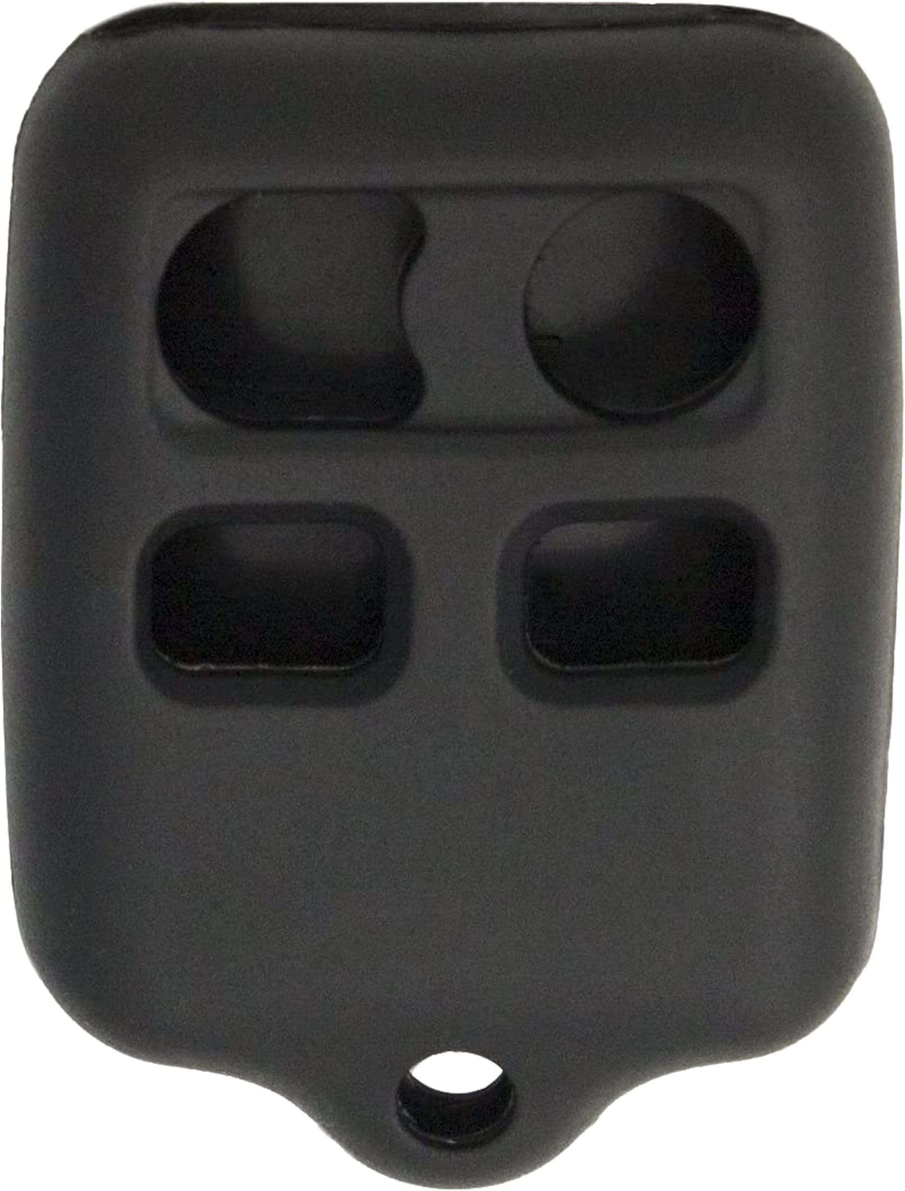 Keyless2Go Replacement for New Silicone Cover Protective Case for 4 Button Remote Key Fobs FCC CWTWB1U345 CWTWB1U331 - Black