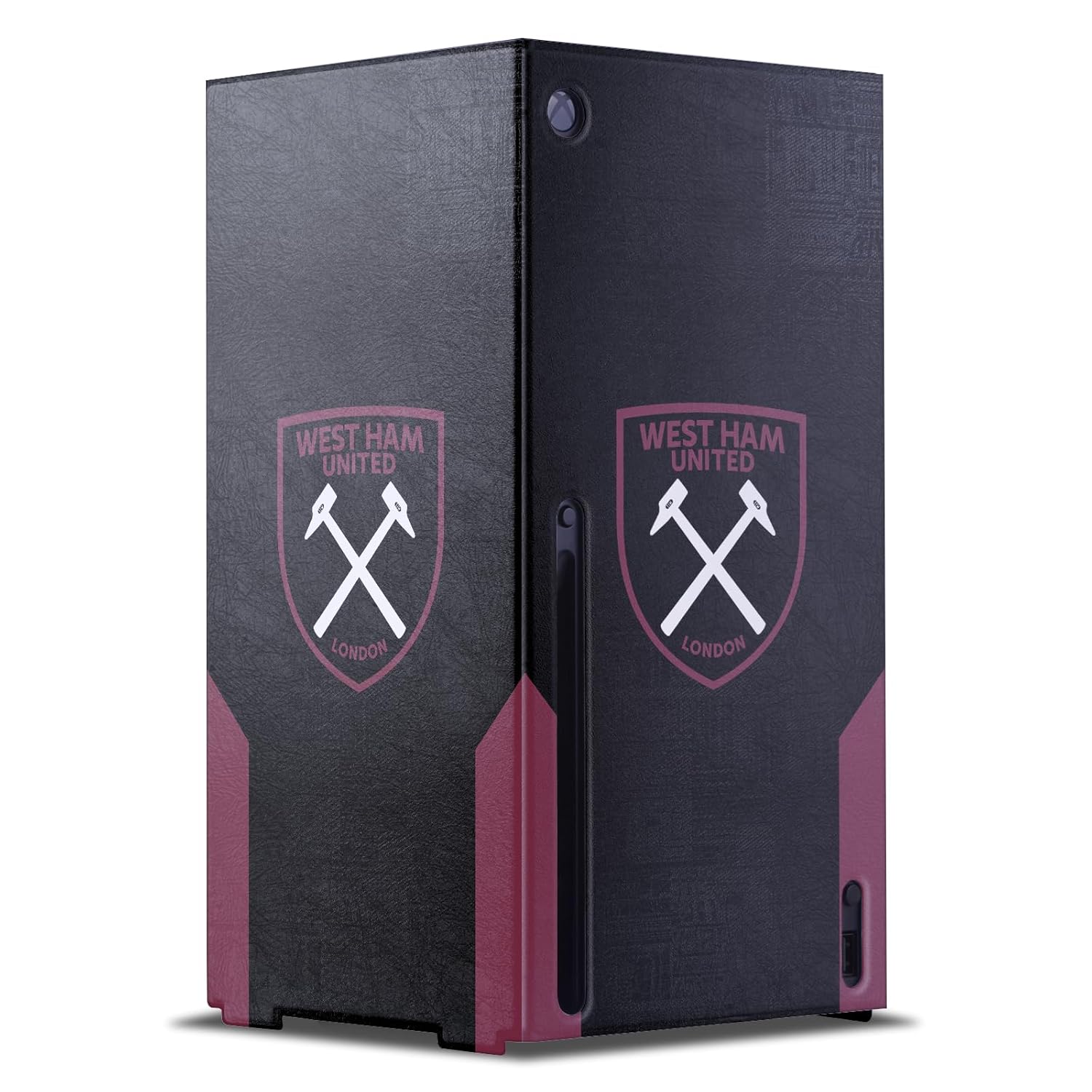 Head Case Designs Officially Licensed West Ham United FC Away 2024/25 Crest Kit Game Console Wrap Case Cover Compatible With Xbox Series X