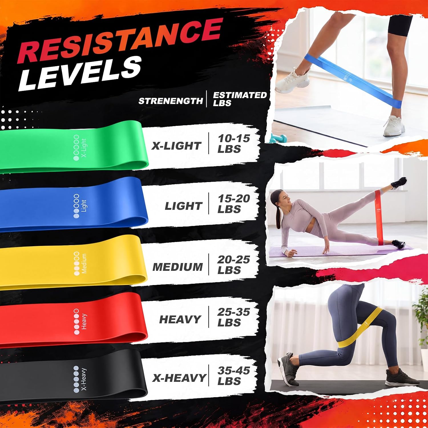 Lewtemi 14 Pcs Weighted Ropeless Battle Ropes Set Portable Cordless Battle Ropes Set Heavy Duty Exercise Equipment with Poster for Home Gym, HIIT Cardio and Weight Loss, Low-Impact Aerobic Training