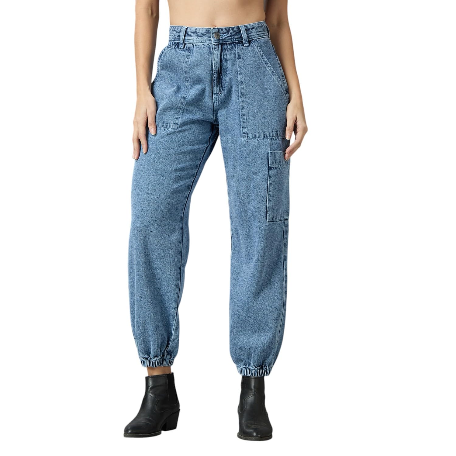 High Rise Womens Regular Fit Jeans-image-37